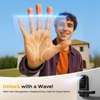 Palm Lock  Smart Door Lock With Palm Vein Recognition  Keyless Entry With Handle