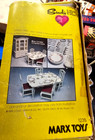 Vintage Marx Toys Sindy Doll Dining Table   Chairs   1235 Complete W  Box