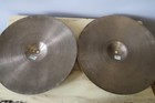 15    Zildjian Avedis Vintage Hi-hat Pair Or Crashes 60s Small Stamp 886g-878g