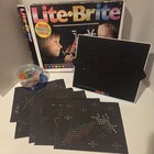Magic Screen Retro Style Lite Brite Kids Toy Fun Light Bright Game Set