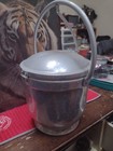 Vintage Nasco Made In Italy Mcm Smooth Aluminum Ice Bucket Barware
