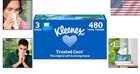 Bulk Facial Tissues Trusted Care 3 Boxes 2-ply 480 Unscented Gentle Strength