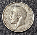 1913 Great Britain 3 Pence Silver   925  Coin