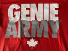 Genie Bouchard Genie Army Maple Leaf Fan T-shirt Red Wta Tennis Ppa Pickleball