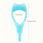 1pc 3-in-1 Mascara Applicator Guard Eyeliner Eyebrow Template Makeup Tool Case