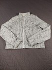 Lululemon Non-stop Bomber Jacket Womens 6 White Camo Reversibile Primaloft Euc