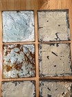 Antique Pressed Tin Ceiling Tiles 12   x12   architectural Salvage Lot Of 8