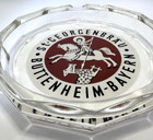 Vintage Beer Brewery Ash Tray Glass St  Georgenbrau  Buttenheim-bayern  Large 7 