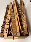 Vintage Accordion Reed Blocks Lot - Hagstr  m K  benhavn - Parts repair - Rare
