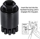 88800014 88840317 Flywheel Turning Flywheel Barring Tool For 08-20 Volvo   Mack