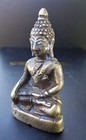 Old Thai Amulet Buddha Sukhothai Bronze