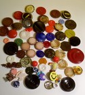 Huge 10 Lb   Victorian Glass Celluloid Wood Metal Mop Antique Vintage Button Lot