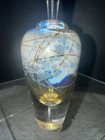 Amazing Art Glass Perfume Bottle Signed 6   