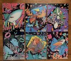 Vintage Mead Portfolio Folders Wild Things Set Of 6 Alaskan Moose Inc 1988 Nos