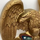 Vintage American Eagle Patriotic Wall Plaque 16    X 12    Usa Mid-century Gold