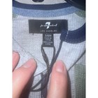 7 For All Mankind Raglan Waffle Knit Footie     Gray green blue     3   6 Months New