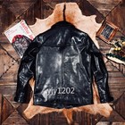 Vegetable Tanned Horse Leather Men s American Retro Classic Switchyard Coat