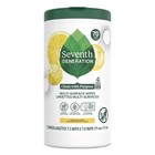  2 Pack  Multi Surface All Purpose Cleaning Wipes  Lemon Zest  70 Count