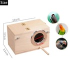 Pet Bird House Parakeet Nest Box Bird House Budgie Wood Breeding Box For Lovebir