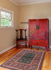 Vintage Hand-knotted Area Rug 3 1  X 4 9  Traditional Wool Carpet