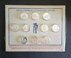 Vintage 1972 Official Medals Of Indian Tribal Nations 10-coin 999 Silver 