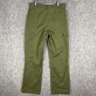 Vintage Boy Scout Pants Mens 33 Olive Green Chino Straight Bsa Official Uniform