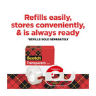 Scotch Transparent Tape Dispensers  Clear  3 4 In X 250 In  2 Tape Dispensers