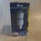Vintage Dixie Bathroom Cup Dispenser Avocado Green Retro Mcm Bufferin Promo