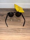 Snapchat Spectacles Smart Camera Sunglasses Black W Yellow Charging Case