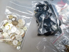 Large Lot Of Vintage Modern Fashion Buttons Almost 5 Lb Used Misc Mixed Buttons