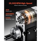 Mini Metal Lathe Machine 2 76 X 5 12 In Power Metal Lathe 20 000 Rpm 36w
