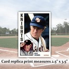 Roy Hobbs Robert Redford  the Natural  Movie Collectible Knights Trading Card