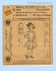 Mccall 2767  1900s Uncut Toddler Girls Edwardian Dress Size 6 Vtg Sewing Pattern