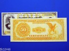 Reproduction  50 1882 Gold Us Paper Money Currency Copy