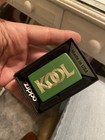1-kool Cigarette Logo On A Grass Green Zippo Lighter