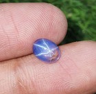 Natural 2 17 Ct Oval Cabochon 6 Rays Linde Blue Star Sapphire Loose Gemstone A 