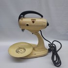 Vtg Sunbeam Mixmaster Stand Mixer Model 3  W jadite Bowls Beaters Works