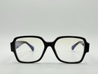 New Authentic Chanel Eyeglasses Frame 3438 501 Black   Cc Heart Logo With Case