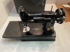 Singer 221 Featherweight Sewing Machine 1947 W case   Access  Good Working Cond 