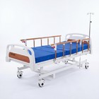 Electric Hospital Bed 3 Function Adjustable  Back knee Support  5in Lock Wheels