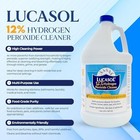 Lucasol Food Grade Hydrogen Peroxide 12  Percent - 1 Gallon  128 Fl Oz 