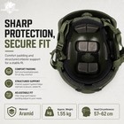 New Fast Tactical Ballistic Helmet Uhmwpe Level 3 Iiia Military Combat Gear