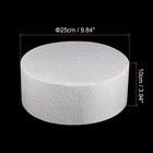 Round Foam Cake Dummy 4 Inch X 10 Inch Circle Dummy Cake Set For Wedding