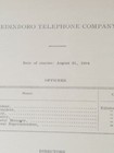 1910 Document Edinboro Telephone Company Pennsylvania Gw Minium Ep Perry 