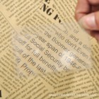 12 Pcs Pvc Lenses Credit Sized Portable Reading Magnifier Magnifying Lens