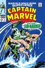 Captain Marvel  4 Comic Book Cover Poster Print 11 x17  Inches Home Decor