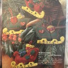 Bucilla Christmas Tree Ornaments    sleigh Ride    Set Of 4 Felt Applique  33514
