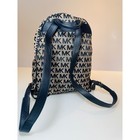 Michael Kors Abbey Medium Backpack Signature Mk Monogram Beige Black 38f7yayb3j