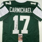Autographed signed Harold Carmichael Hof 20 Philadelphia Green Jersey Jsa Coa