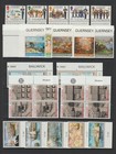 Bailiwick Of Guernsey   Guernsey 1980 s Lot On Two Pages  mnh 